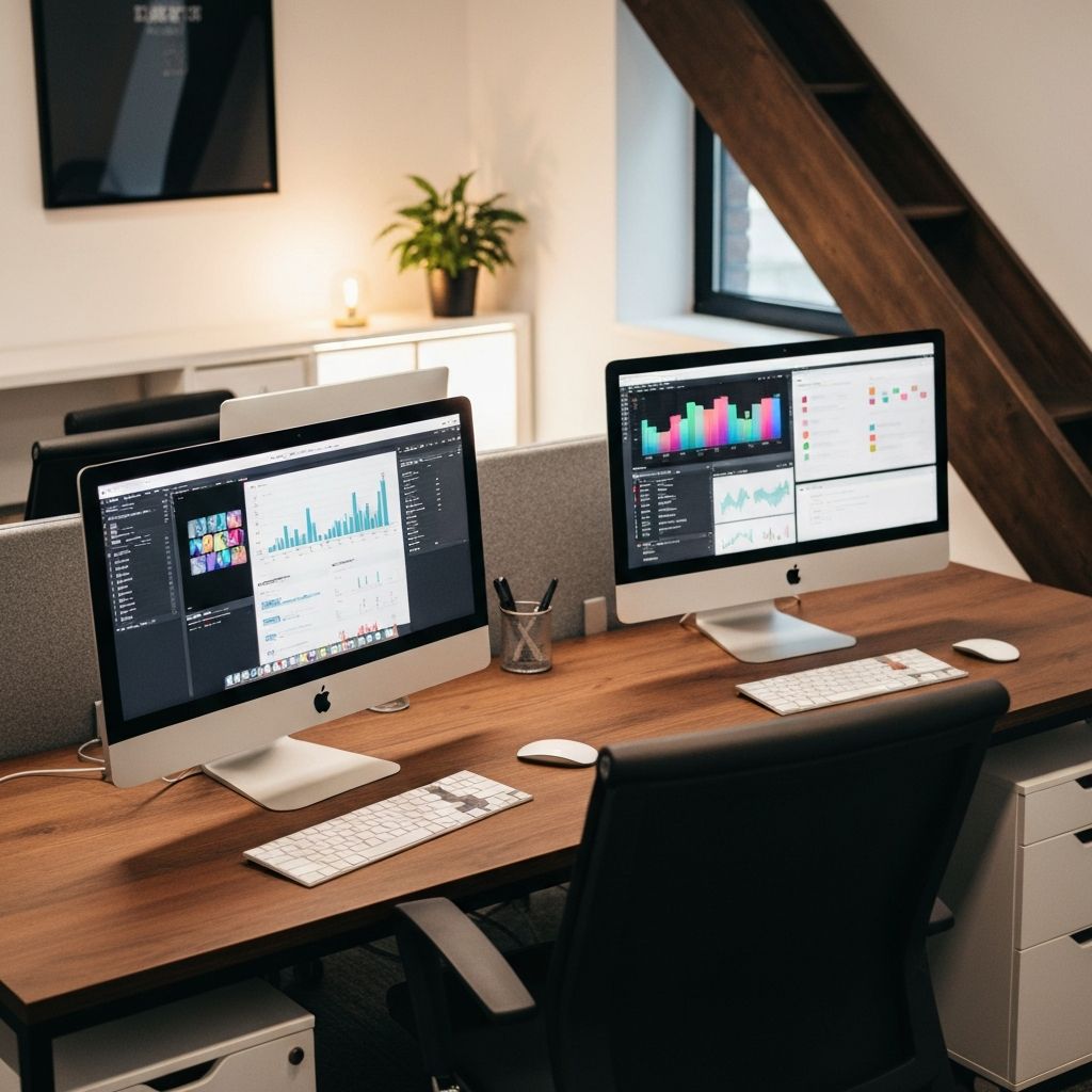 Website development workspace